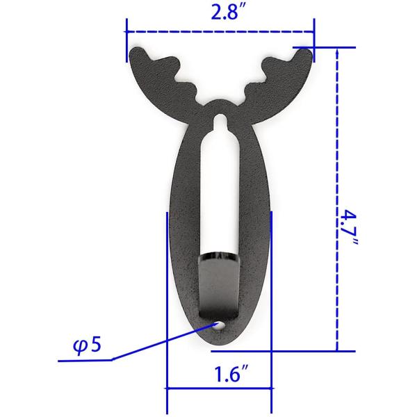 Skull Hook for Deer Mule Antelope Coyote and Small Game Animals Wall Mount Bracket Hangers