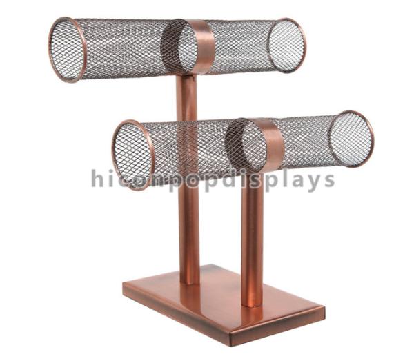 Bronze Color Retail Accessories Display Countertop Jewelry Display Stand For Bracelet