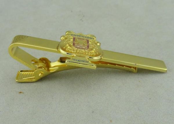 Promotional Gold Mens Tie Bar Cufflink Brass Tack By Die Stamped