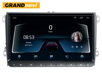 Radio de coche de VW de la navegación GPS 2+32G Bluetooth coche Passat estéreo Tiguan de Android de 9 pulgadas