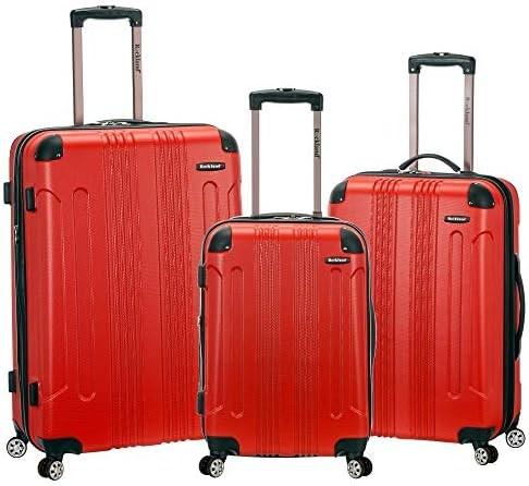 Bagagem expansível com rodas giratórias, multicolor, de 20 polegadas