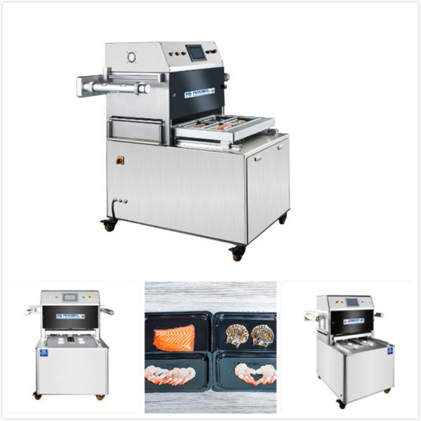 Waterproof Vacuum Skin Packaging Machine Stretch Film Equipment For Seafood
