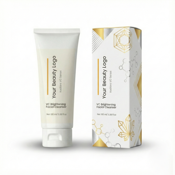 Customized VC Brightening Cleanser With Mild Amino Acid Formula Containing Vitamin C  For Dull Skin Cleaning Moisturizing And Even Skin Tone