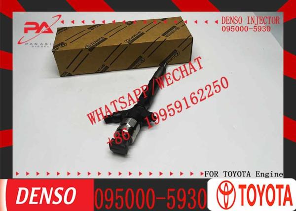 095000-5930 Motor diesel inyección 09500059319X 23670-30240 inyector de combustible eléctrico 095000-5931 para Toyota