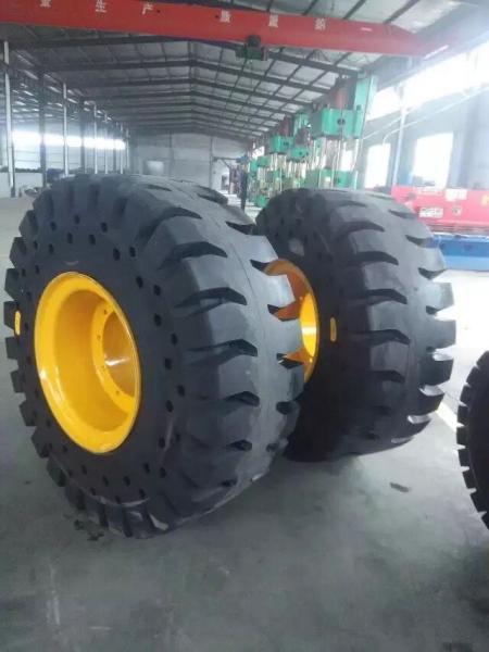 WonRay wheel loader solid tires 26.5r25 16/70-20 for construction machinery Wheel Loader Solid Tires 17.5-25, 23.5-25,