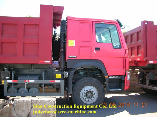 Motor de mineração 336hp do caminhão basculante WD615 da construção da roda de Tipper Trucks 10