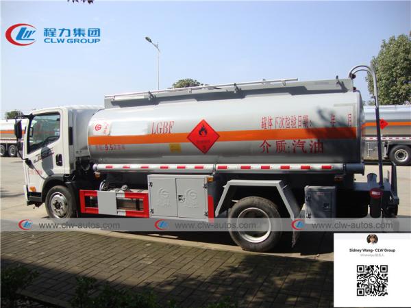 Caminhões distribuidores do combustível móvel de FAW 4x2 140HP 10cbm