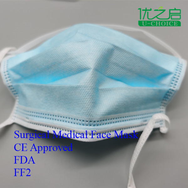 Latex Free Disposable Mouth Mask , Environmental Friendly Face Mask Surgical