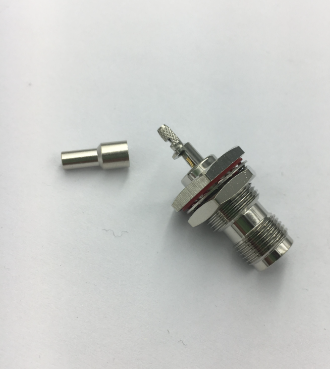 Brass TNC Female Connector Dust Cap With IP67 Protection For RF Applications
