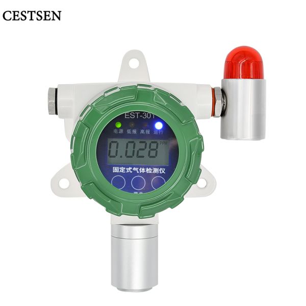 Gas Detection Alarm Wall Mounted Ozone Detector Multiple Probes