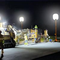 Tour de lumière à ballons à LED de 700W 112000lm haute luminosité Tour de lumière de construction pour travaux routiers