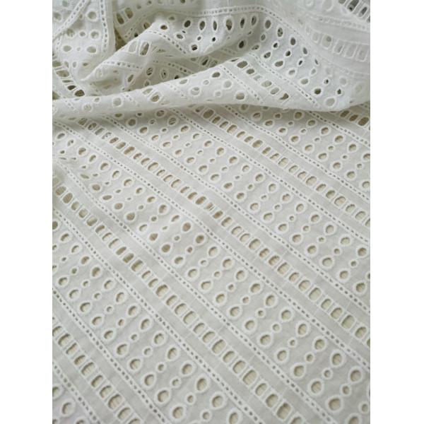 хлопок 15yds вышил ткани шнурка уменьшает Transluscent для Multiapplication