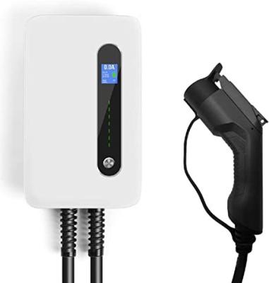 240V 9.6kW 40 Amp Level 2 Portable EV Charger Station With Plug