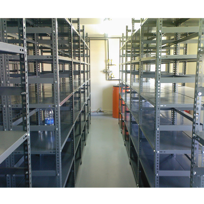 Rust Resistant Storage Light Duty Steel Slotted Angle Racks with Customized Color