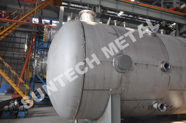 MMA Reacting Stainless Steel Storage Tank  6000mm Length 10 Tons Weight