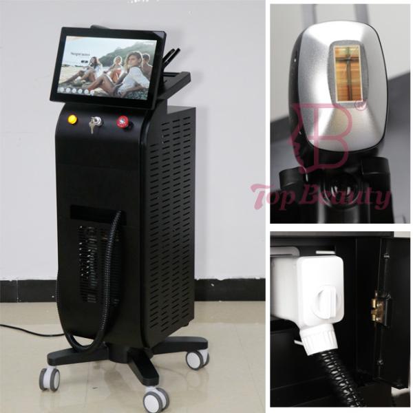 Equipamento grande vertical da beleza do diodo do dispositivo 808nm do laser do diodo do tamanho de ponto YAG IPL