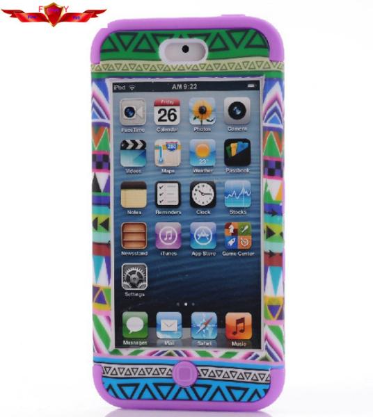 ABS+Silicone Ipod Touch5 Protector Cover Cases Multi Color With packages