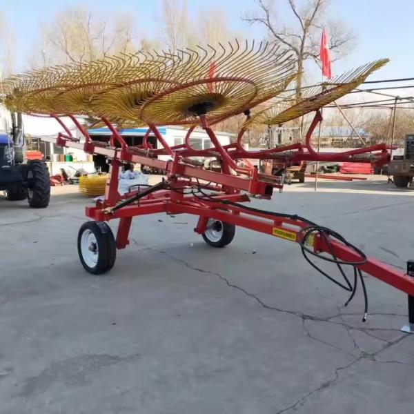 Rotary Hay Rake / Grass Tedder – 4, 6, 8, 10 Disc Options Available