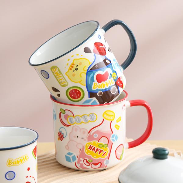 Microwave BPA Free Ceramic Coffee Mugs Classic & Dishwasher Safe