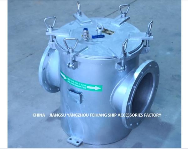 Imported Carbon Steel Galvanized Seawater Filter AS350 Cb/T497 For Air Conditioning Seawater Pump