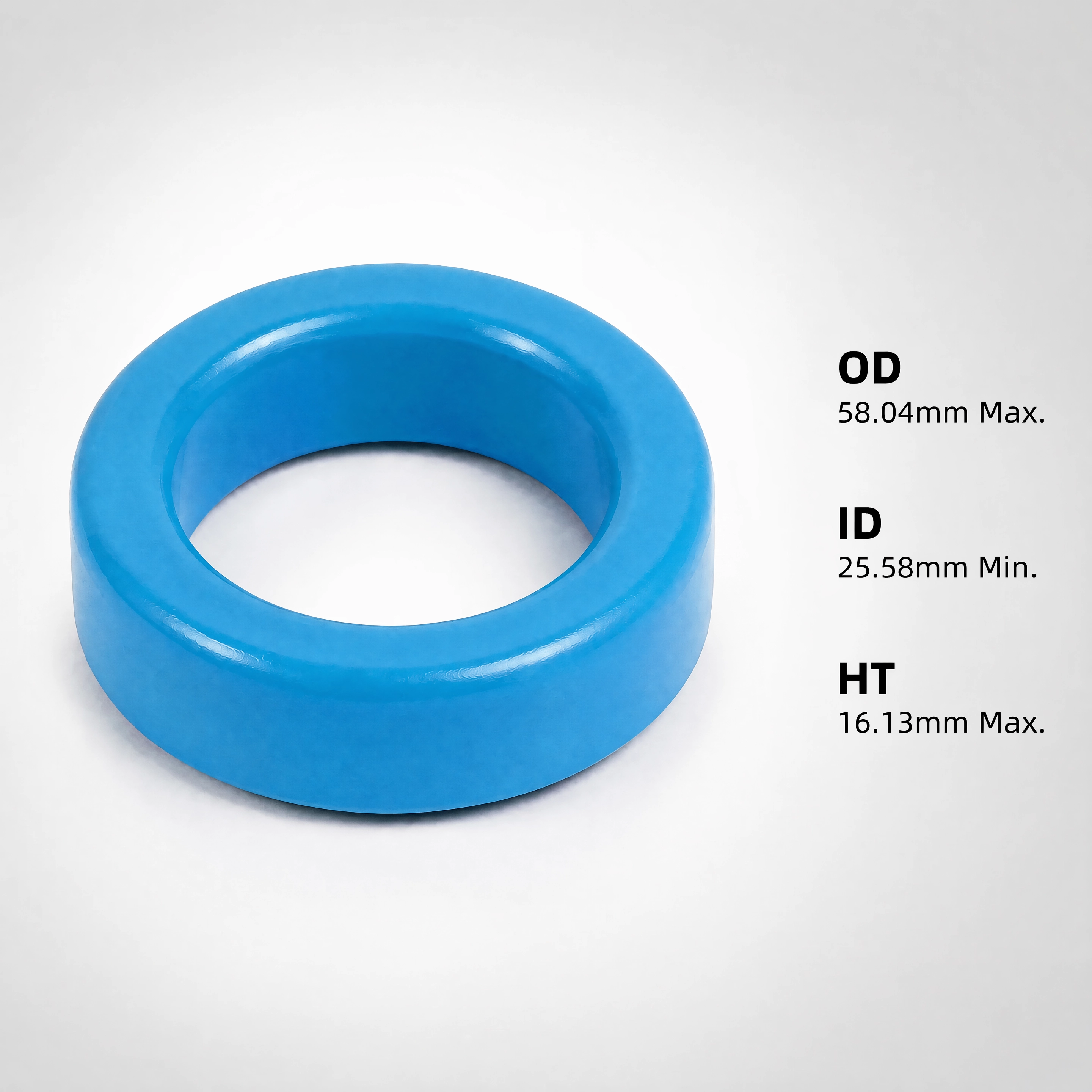 NPV226060 Iron Silicon Aluminum Powder Core | Soft Magnetic Inductor Core Manufacturer