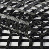 High Strength Uniaxial Polyester Geogrid For Railway Road Construction