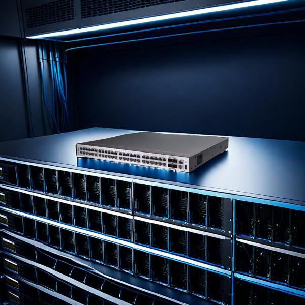 48 Port 25GE SFP28 Data Center Switch With 6 X 40/100GE QSFP28 CE6863H-48S6CQ For Speed Data Transfer and Data Processing