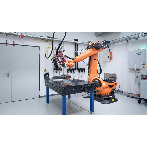KUKA KR210 R2700-2 Industrial Robot Arm 6 Axis Robotic Machine Scansonic Laser Welding Torch for Intelligent Laser Processing
