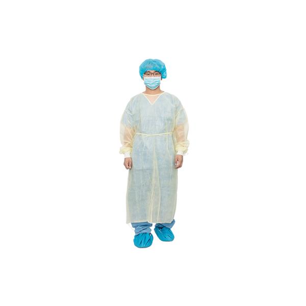 Single Use Yellow 18 Gram 60 Gram Medical Isolation Gown