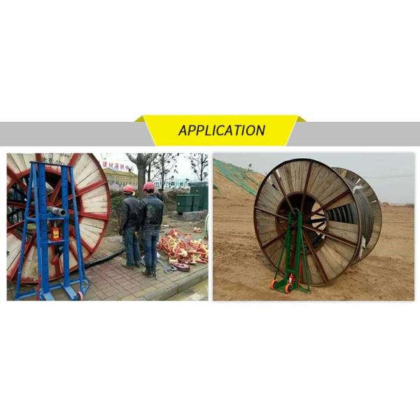 Гидравлический кабель катушки стойка кабельного барабана Джек для поддержки кабельного барабана