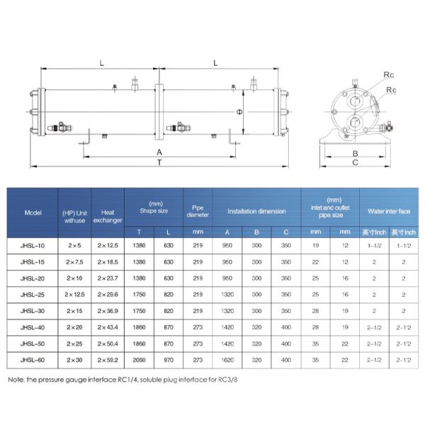 Small Marine Cooling Seawate Water Coole Condense Water Cooled Condenser Coil Price