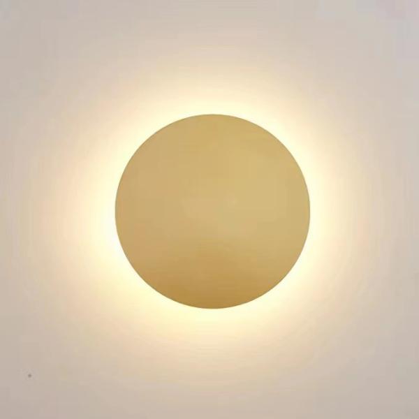 15000 Hours Working Time Round LED Wall Light for Bedroom and Living Room Decoration