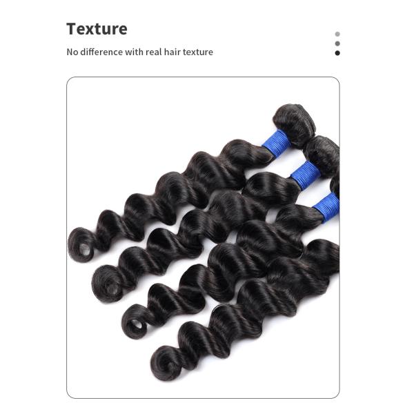 OEM 60.96cm 24 Inch Human Hair Bundles Brazilian Loose Deep Wave Bundles