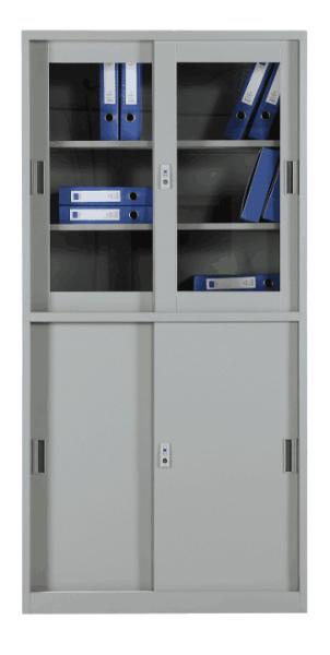 Glass Sliding Door Small CBM Steel Filing Cabinet