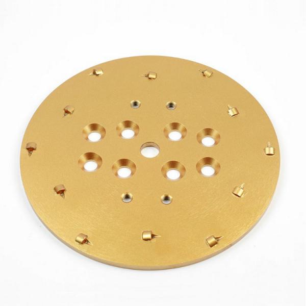 Concrete Diamond PCD Grinding Disc 4 Inch Yellow Round Shape