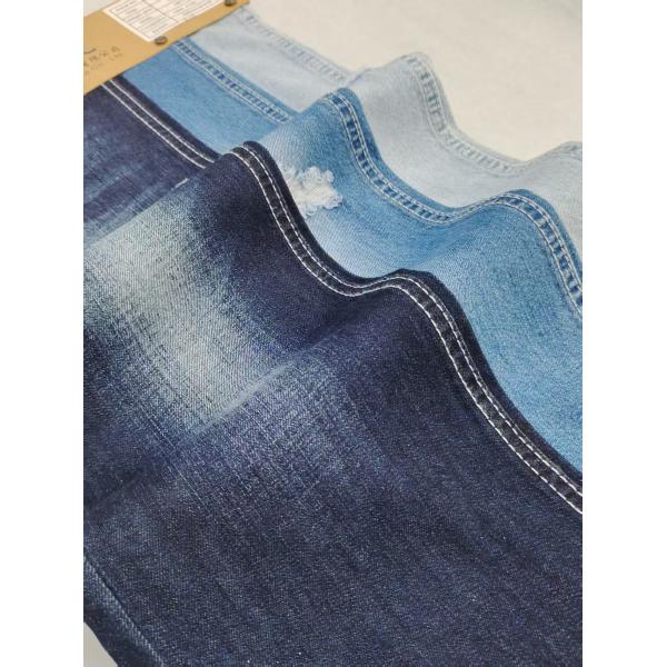 85% Algodón 15% Poliéster Tejido Denim No Elástico 8.3oz Índigo Oscuro para vaqueros de mujer