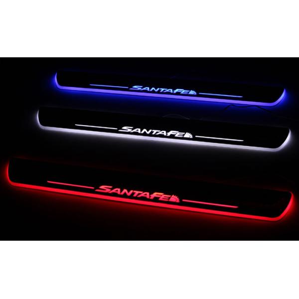 Hyundai SantaFe IX45 LED light car door sill scuff plate China wholesale