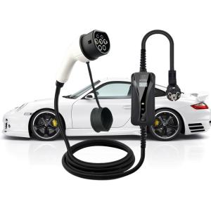 24A IP66 Portable AC EV Charger 3.5KW EVSE Electric Vehicle Supply Equipment