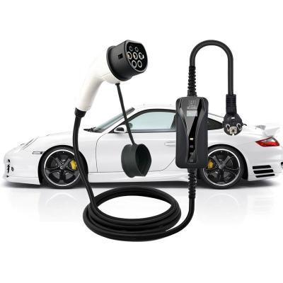 24A IP66 Portable AC EV Charger 3.5KW EVSE Electric Vehicle Supply Equipment