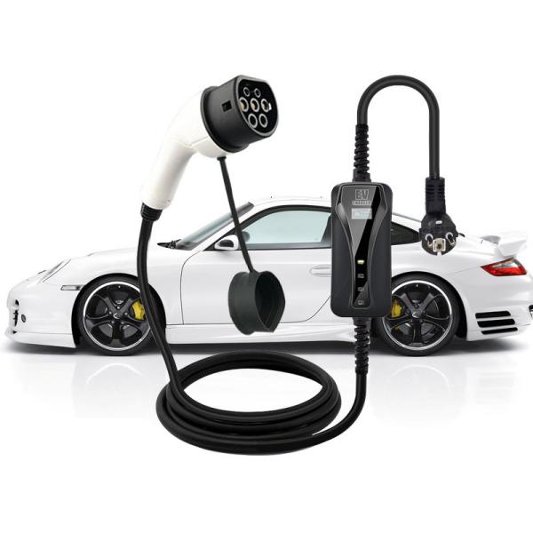 24A IP66 Portable AC EV Charger 3.5KW EVSE Electric Vehicle Supply Equipment