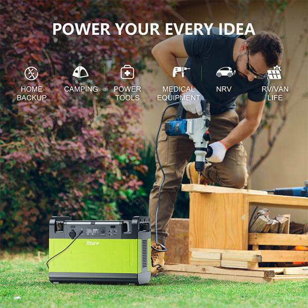 Power Pack do watt UN38.3 da central elétrica 1500 de GT1500 60HZ para acampar