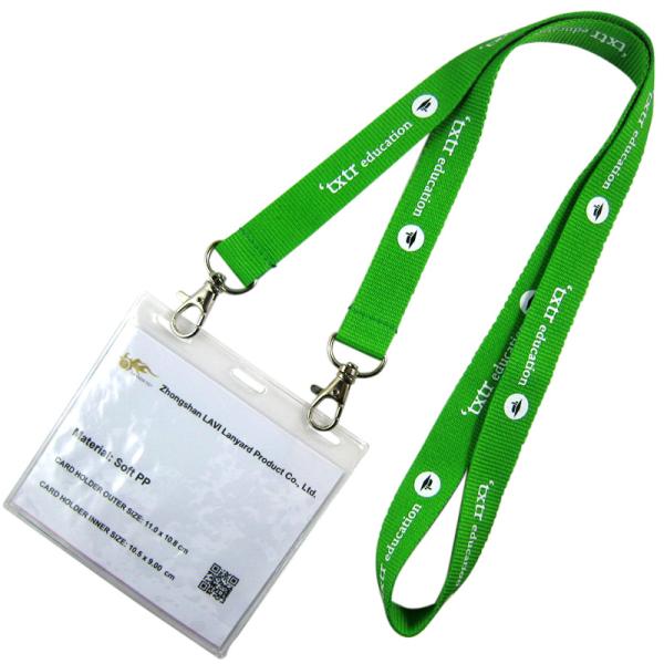 Custom Polyester Screen Printed Lanyards Neck Strap Safety Breakaway