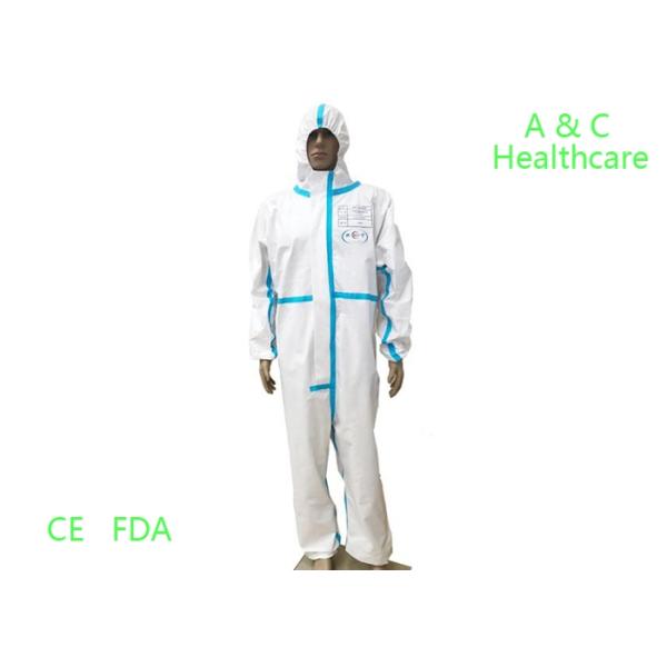 Hospital Disposable Protective Coverall Protective Work Clothing For Hospital