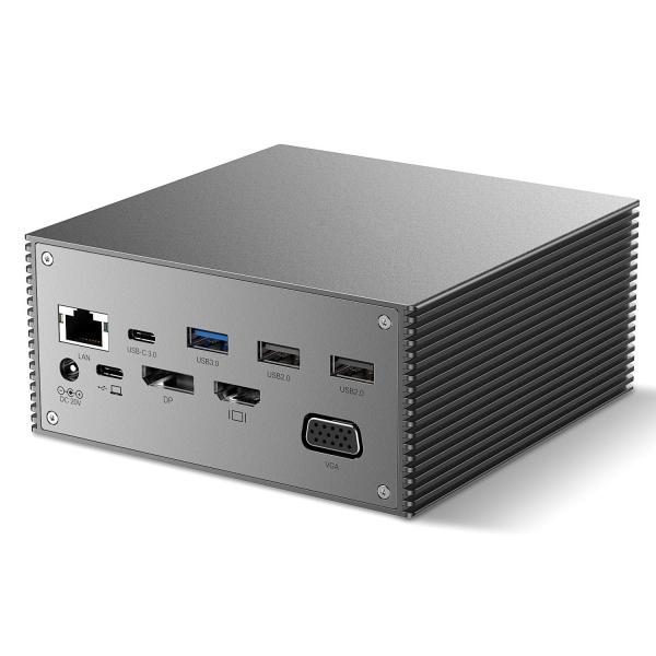 Монитор Thunderbolt 4k Монитор Thunderbolt USB-C Dual HD 4K Докинг-станция 16-в-1 Хаб-адаптер MST Macbook & Desktop
