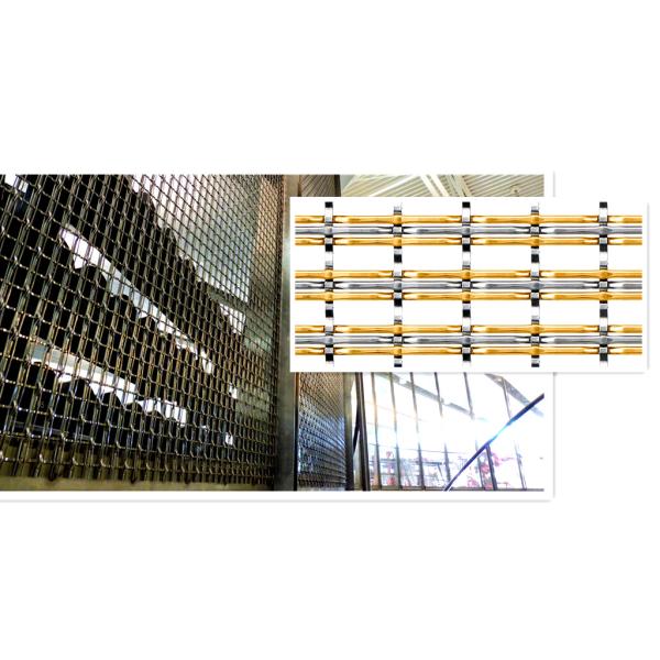 Специализированная сетка из нержавеющей стали для фасада здания