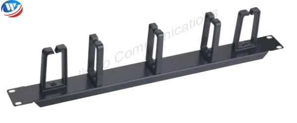 Telecommunications Horizontal Cable Manager 19 Inch 1U Brush Strip Panel
