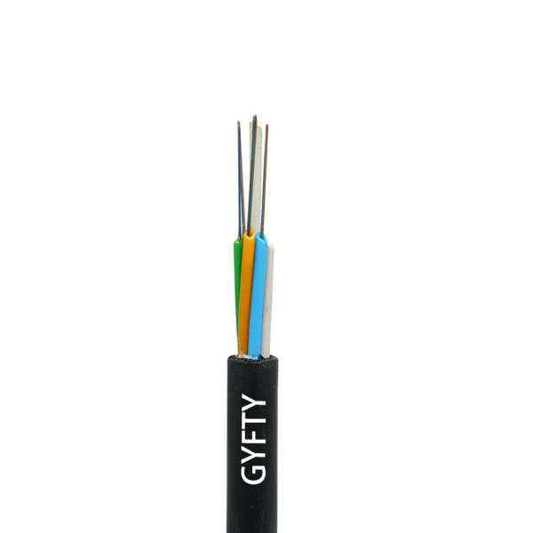 Câble à fibre optique extérieur 12 24 48 âmes, gaine PE, Fibra Optica 12 fils, câble GYFTY