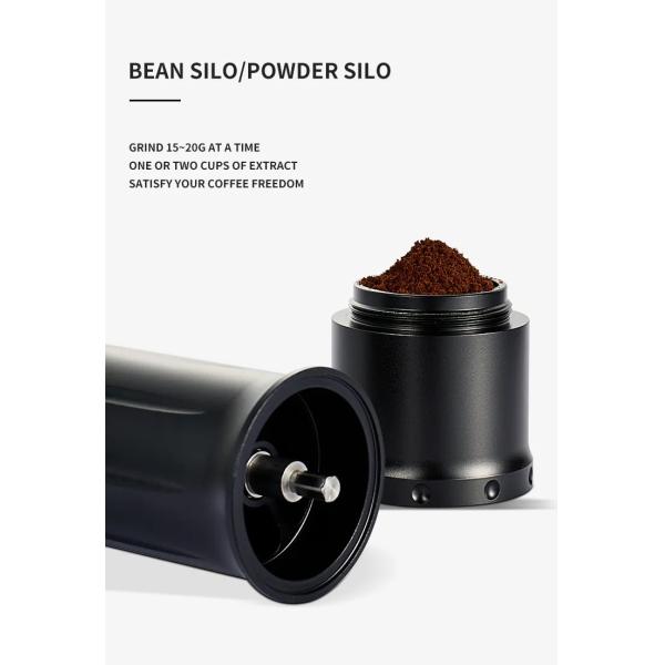 Industry Conical Body Manual Coffee Beans Grinder Single Dose Titanium Coating