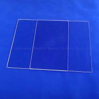 Chapa de vidro de quartzo quadrado resistente à corrosão, com alta transmissão de luz UV
