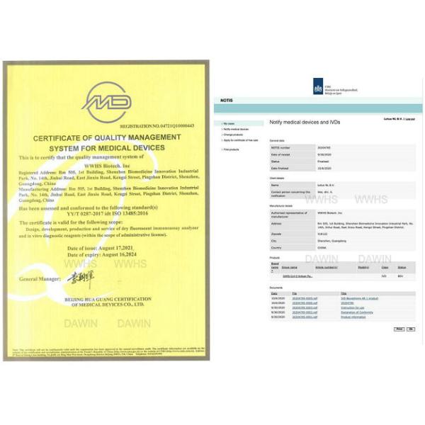 Набора теста PCT обнаружения воспаления одобренный ISO 13485 стабильности быстрого высокий